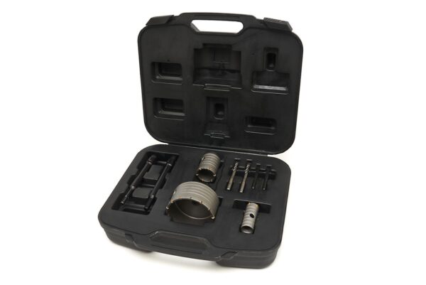HBM 9 Delige TCT Gatzagenset, Dozenborenset 30 - 50 - 110 mm. Met SDS Opname - Afbeelding 4