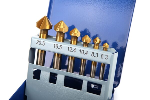 HBM 6 Delige HSS - TIN Verzinkfrezenset - Image 2