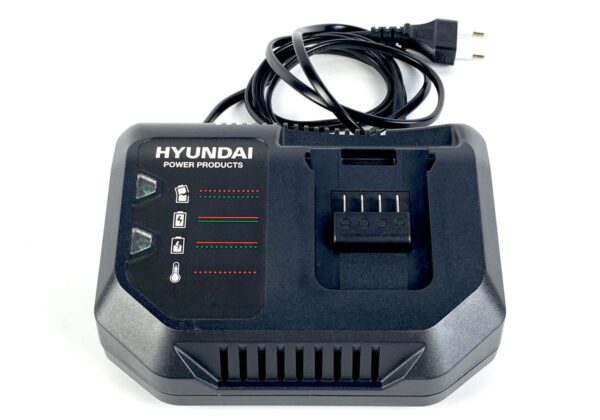 Hyundai 56871FF Professionele Accu Combiset van Hyundai 56871FF Professionele Accu Combiset – Haakse Slijper / Slagmoersleutel / Accuboormachine 20V – 5.0 AH Inclusief 2 Accu’s en Opbergtas - Image 6