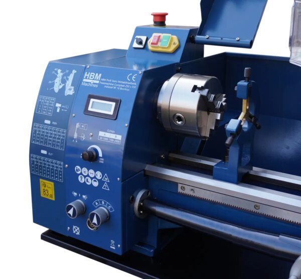 HBM vario metaaldraaibank, freesmachine compleet 250 x 550 inclusief BF 16 boorkop - Afbeelding 4