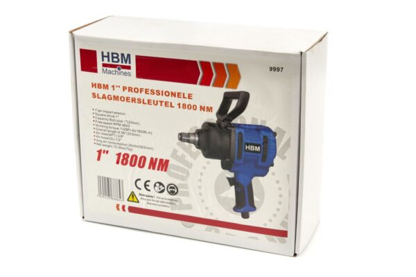 HBM 1'' Professionele Slagmoersleutel 1800 NM - Bild 9