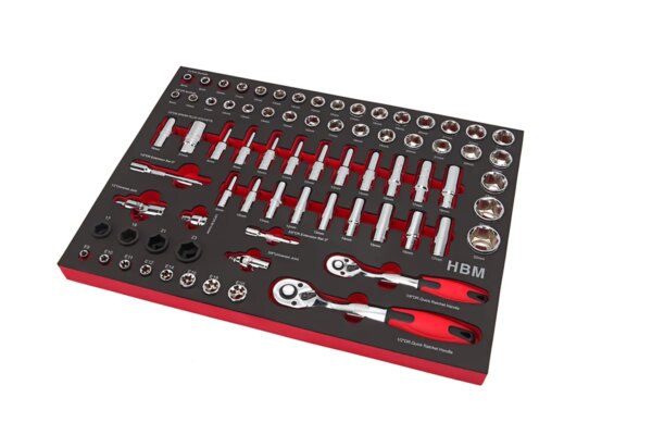 HBM Professionele deluxe gevulde gereedschapswagen - 283 Delig - Afbeelding 12