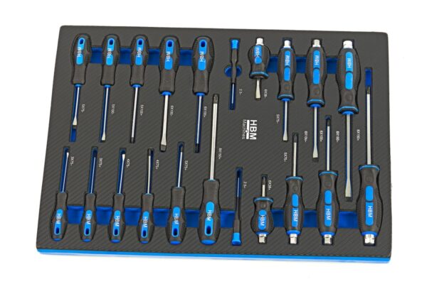HBM premium gevulde gereedschapswagen met deur - 245-delig - Afbeelding 9
