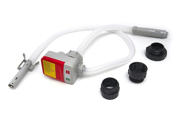 HBM Professionele Olie, Benzine en Vloeistofpomp Op Batterijen Inclusief Slangen 3 Adapters - Afbeelding 2