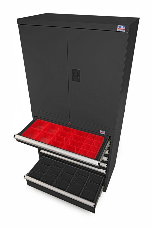 HBM Profi Combinatiekast Zwart - Bild 4