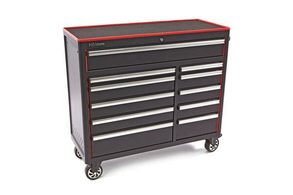 HBM Gereedschapswagen met 11 laden - 111 cm - zwart