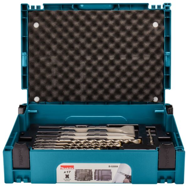 Makita betonboor-/beitelset 17 delig SDS+ B-52059