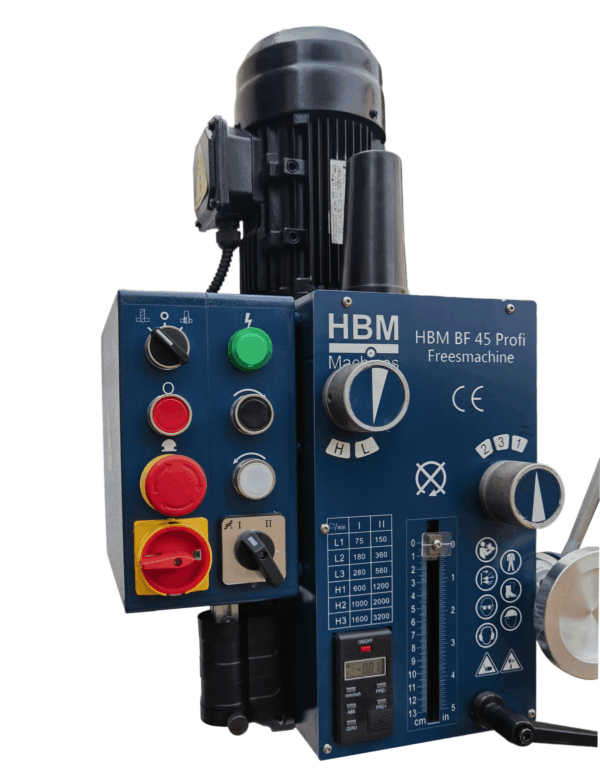 HBM BF 45 Freesmachine - 400 Volt - Afbeelding 4