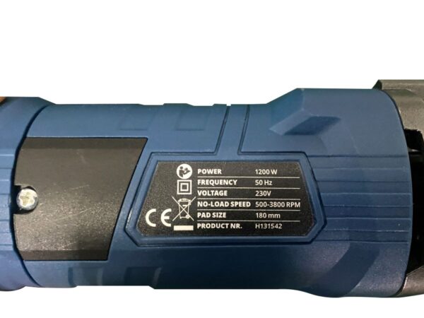 HBM 180 mm Schuur en Polijstmachine 1200 Watt - Afbeelding 6