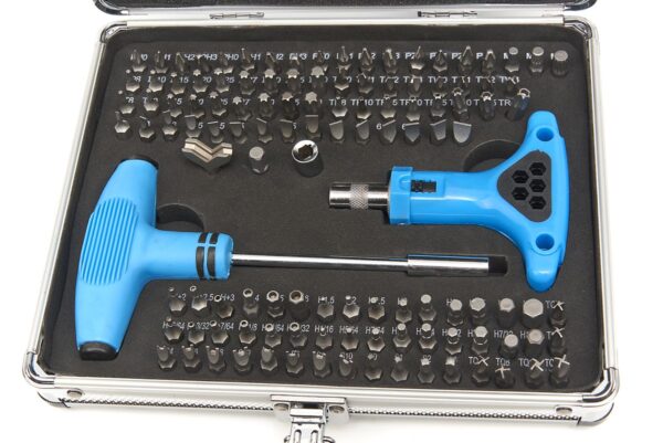 HBM CRV bitset met T-greep en handratel 147-delig - Bild 2