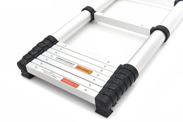 HBM Professionele Telescoopladder – Aluminium – Max. Werkhoogte 3.80 m - Afbeelding 6