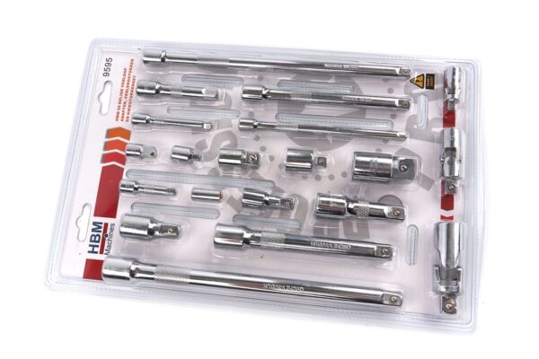 HBM 20 Delige Verloop Adapter, Verlengstukken en Kniestukkenset - Bild 2