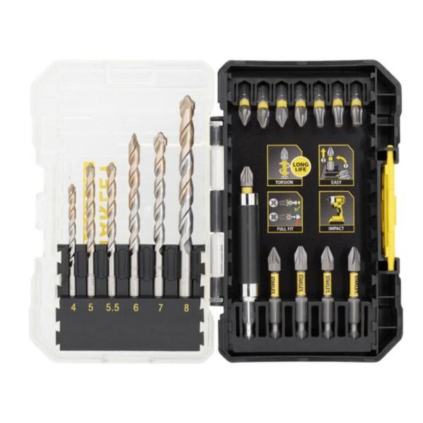 Stanley Fatmax steenboren,-bitset 19-delig, STA88554-XJ