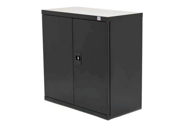 HBM Gereedschapskast 90 x 45 x 90 cm. met 3 Planken zwart - Afbeelding 2