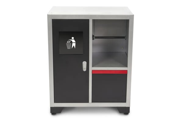 HBM Deluxe Afvalbak en Papierhouder Voor Werkplaatsinrichting - Afbeelding 2