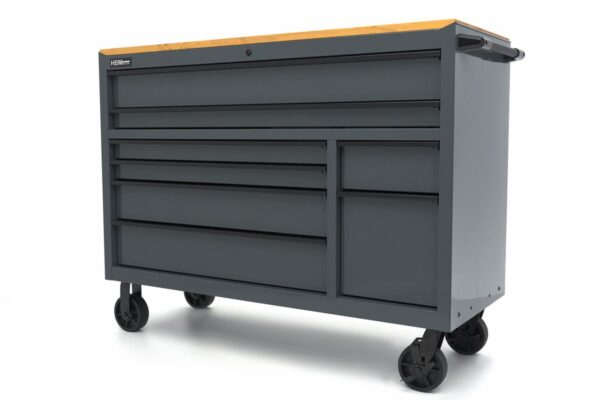 HBM gereedschapswagen, 8 laden, 142 cm, grijs - Bild 2