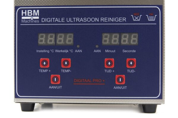 HBM Ultrasoon Reinigers - Afbeelding 6