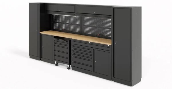 HBM modulair werkplaatssystem 13-delig, zwart - Bild 2