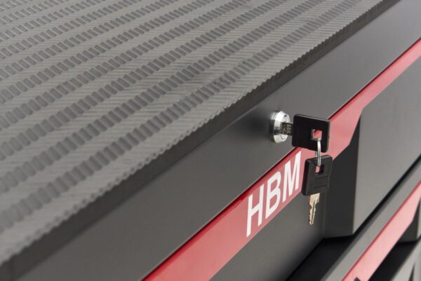 HBM gereedschapswagen 12 laden, 106 cm, zwart - Afbeelding 12