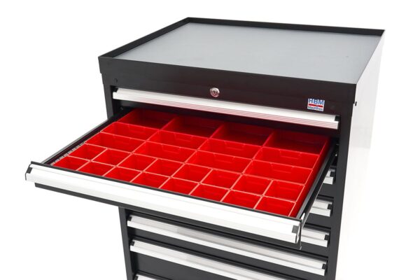 HBM 8 laden gereedschapskast 72 x 58 x 100 cm zwart - Afbeelding 17