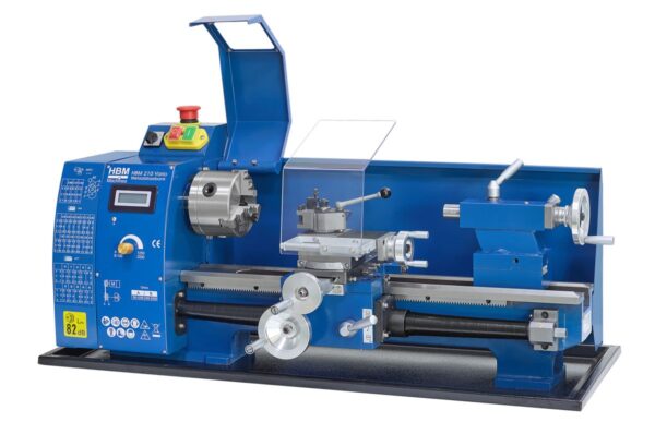 HBM 210 Vario Metaaldraaibank met HBM A0 Snelwisselhouder
