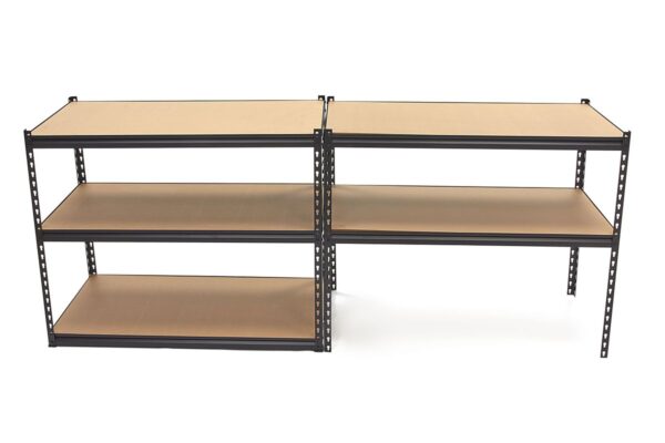HBM 2 Delige Professionele Extra Brede Legbordstelling / Garagestelling 5 x 60 Kg - Afbeelding 4