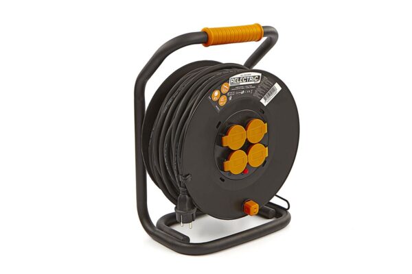 Relectric Professionele 40 Meter IP44 kabelhaspel,Stroomhaspel 3x2,5 mm