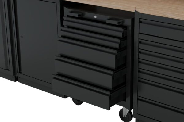 HBM modulair werkplaatssystem 13-delig, zwart - Bild 6