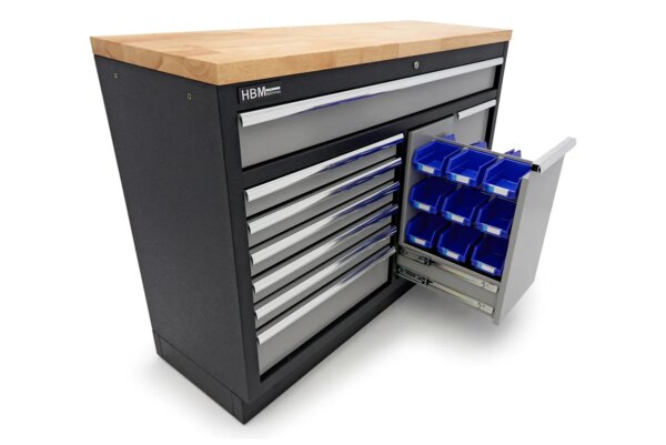 HBM 9 Laden 136 Cm. Professionele Gereedschapskast, Werkbank voor Werkplaatsinrichting - Image 10