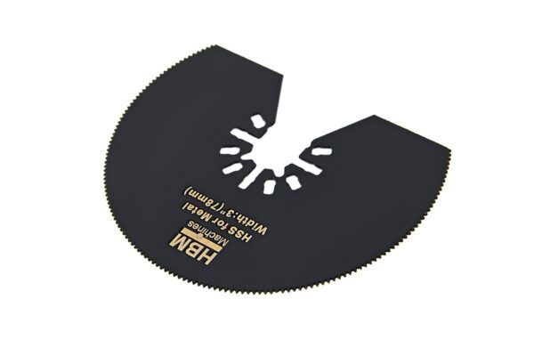 HBM 78 mm. HSS Half Rond Zaagblad Voor Metaal, Hout en Plastic voor Multitool - Image 2