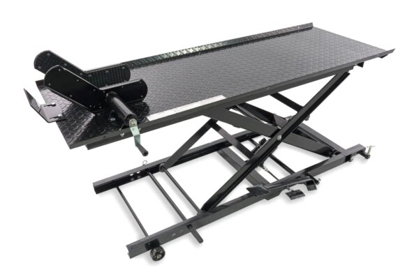 HBM 450 kg motorheftafel – hydraulisch, verstelbaar, antislip platform - Afbeelding 6