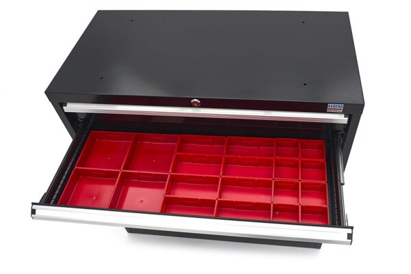 HBM 6 Laden Profi Gereedschapskast 90 x 45 x 90 cm zwart - Afbeelding 9