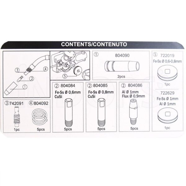Telwin MIG/MAG consumablebox ( Maxima) - Afbeelding 2