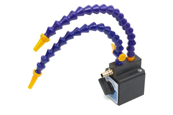 HBM Magneetvoet met 2 x 300 mm. Koelarmen met Kraan - Afbeelding 2