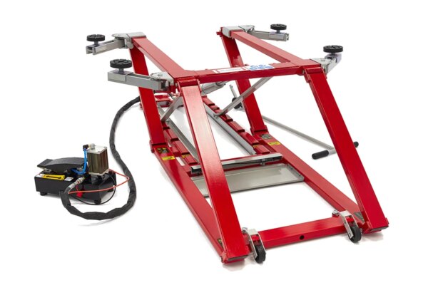 HBM 2500 Kg. Poetsbrug, Autobrug, Bandenbrug, Verstelbaar, Extra Laag - Afbeelding 6