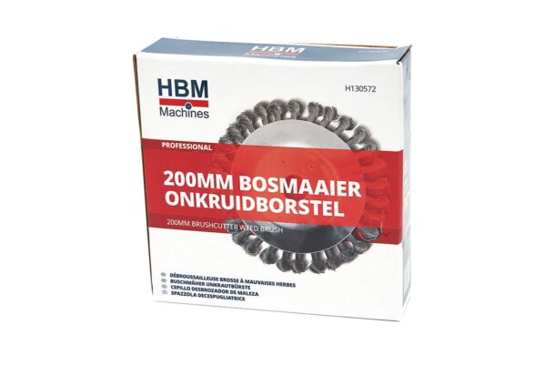 HBM 200 mm. Onkruidborstel Voor op de Bosmaaier - Bild 5