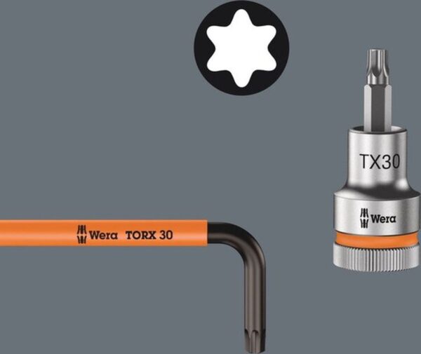 Wera Haakse torxset T10-T40 met vasthoudfunctie - Image 4