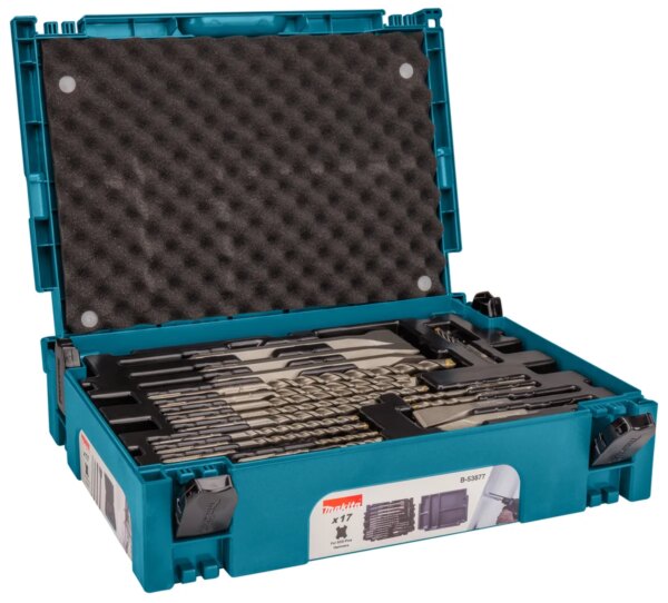 Makita Boor-/beitelset 17-delig B-53877 - Afbeelding 3