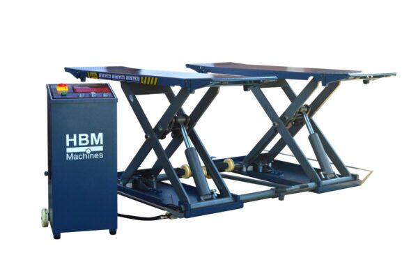 HBM 3 Ton Professionele Elektrische Autopoetsbrug, Poetsbrug, Bandenbrug - 400 Volt - Bild 4