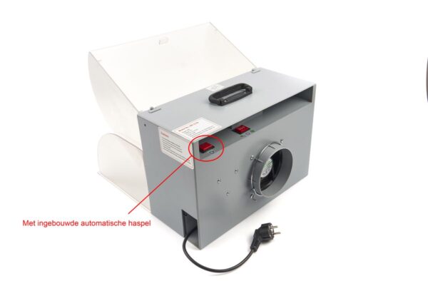 HBM Airbrush Spuitcabine met verlichting, Afzuiging, Draaiplateau - Afbeelding 9