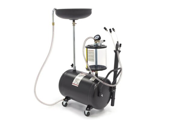 HBM 70 Liter Olie opvangsysteem / Olie Afzuiger, Olie Remover Extra Laag