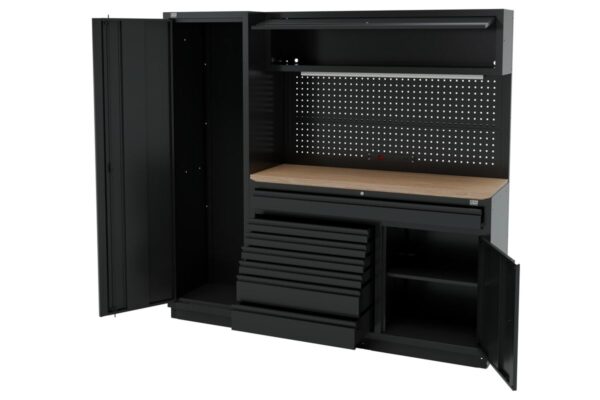 HBM modulair werkplaatssysteem 6-delig, zwart - Bild 4