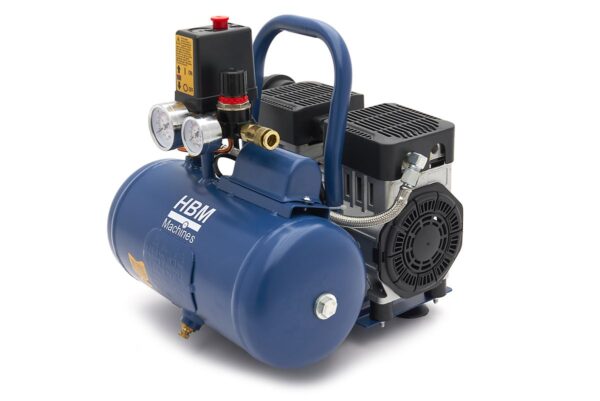 HBM 6 Liter Low Noise olie vrije Compressor - Afbeelding 4