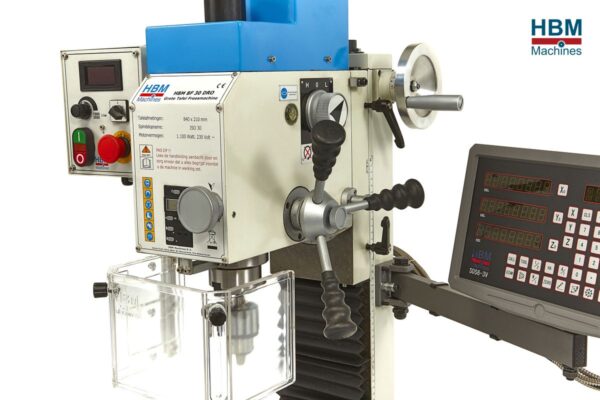 HBM BF 30 Freesmachine Grote Tafel met 3 assig uitleessysteem - Afbeelding 4