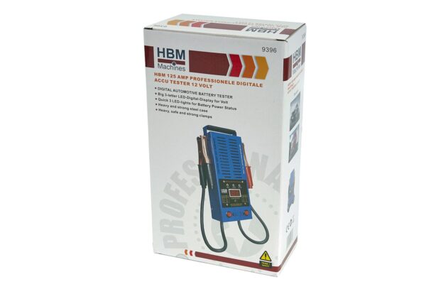 HBM 125 AMP Professionele Digitale Accu Tester - 12 Volt - Afbeelding 5
