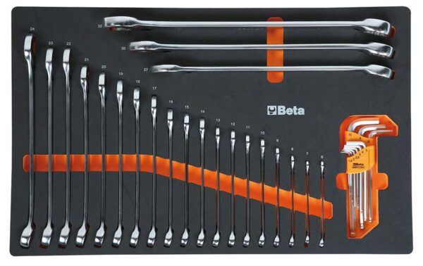 Beta gereedschapswagen 8 laden, 398-delig, BW 2400S G8/E-L, grijs - Afbeelding 3