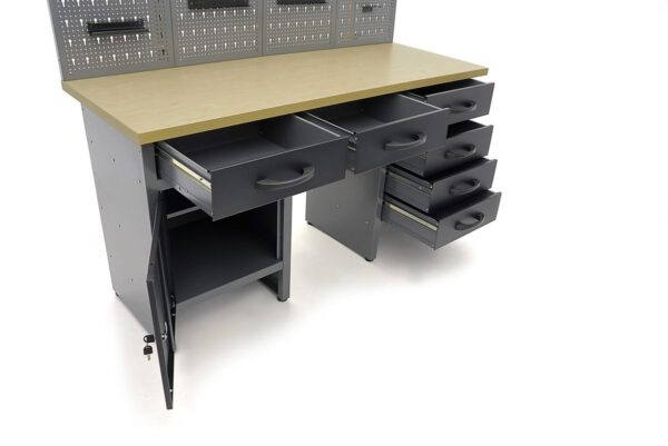 HBM Werkbank Met Deuren 160 x 60 x 200 cm - Image 12