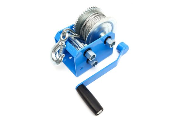 HBM 1130 Kg. Professionele Mechanische Lier met 7,6 Meter Staalkabel - Afbeelding 2