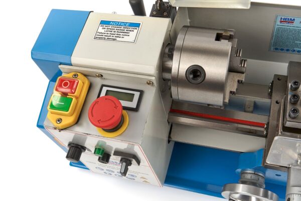 HBM 180 x 300 Metaaldraaibank met Digitaal Display - Afbeelding 5