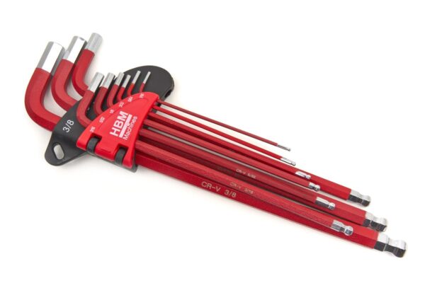 HBM 36 Delige Professionele Inbussleutelset MM, INCH, TORX - Afbeelding 4